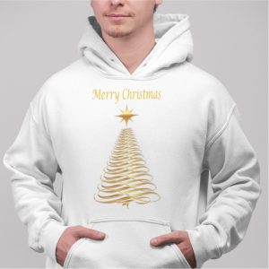 Christmas Tree White Hoodie