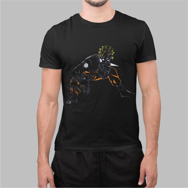 Naruto Black T Shirt