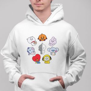 BTS White Hoodie