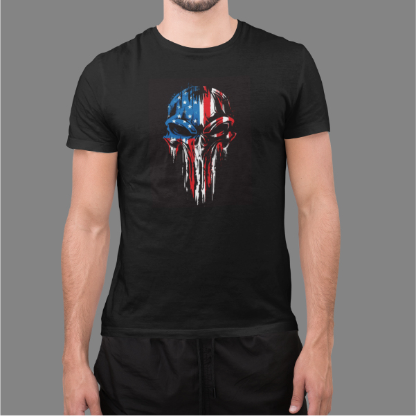 Punisher Black T Shirt